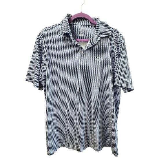 Rhoback Men’s Performance Don’t Mess With Texas Flag Polo Shirt Size Large - Picture 1 of 6